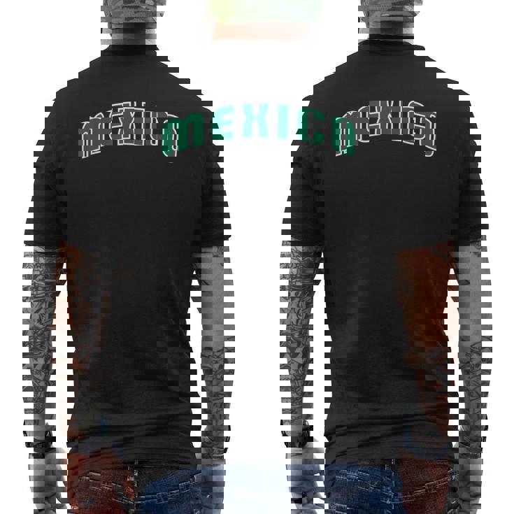 メキシコ 野球 Beisbol Futbol サッカー 2023 ビバ メキシコ 国旗 メンズTシャツ バックプリント
