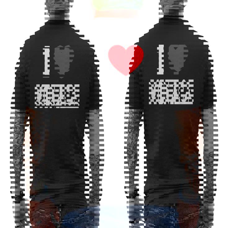 モナカ大好き メンズTシャツ バックプリント