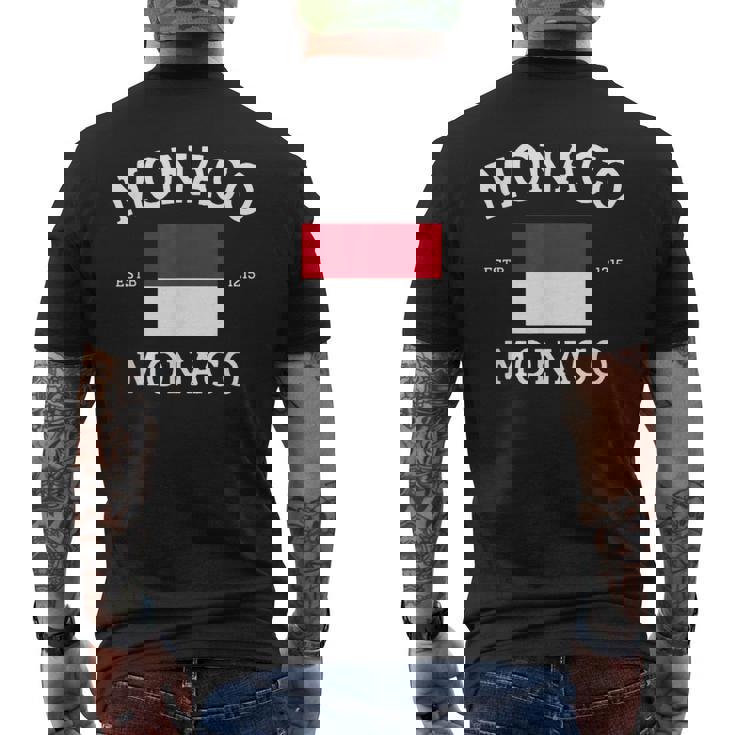 モナコの歴史 メンズTシャツ バックプリント