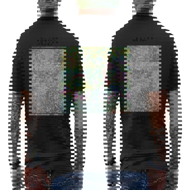 モネギヴェルニーのアリストの庭 メンズTシャツ バックプリント