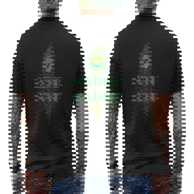 ラデ ラデ ヒンディー語 インド ブラジュ 表現 挨拶 クリシュナ メンズTシャツ バックプリント