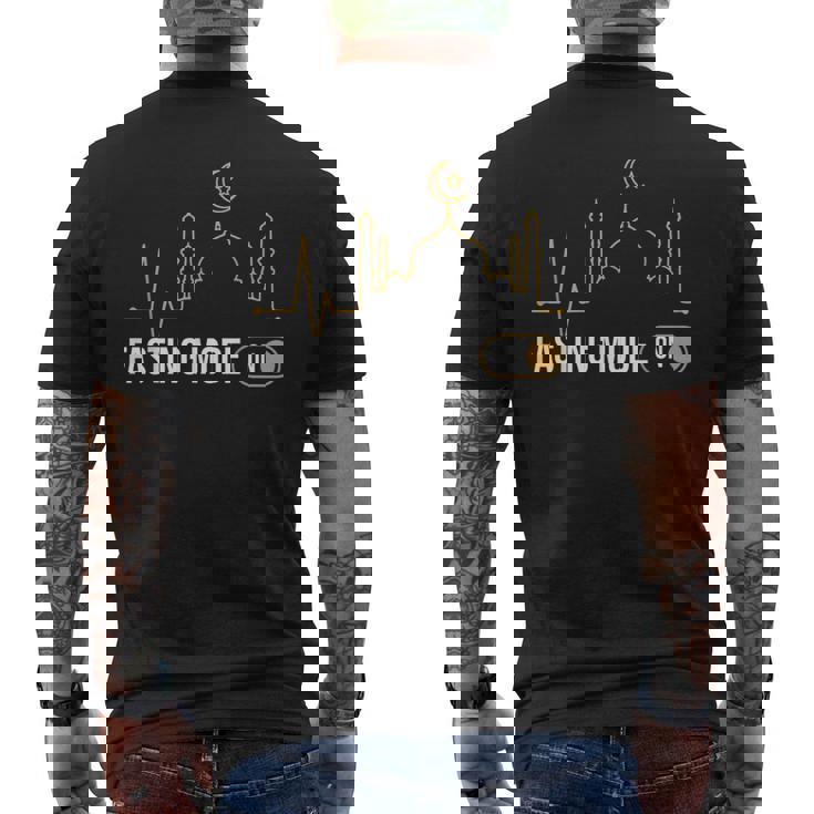 ラマダンカリーム断食モード断食イスラム教徒 メンズTシャツ バックプリント