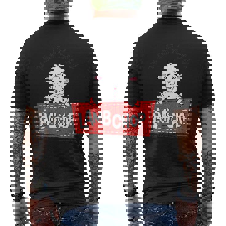 ラムチョップ ヴィンテージ ポケットヒット メンズTシャツ バックプリント