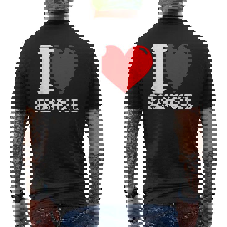 ランクルが大好き メンズTシャツ バックプリント