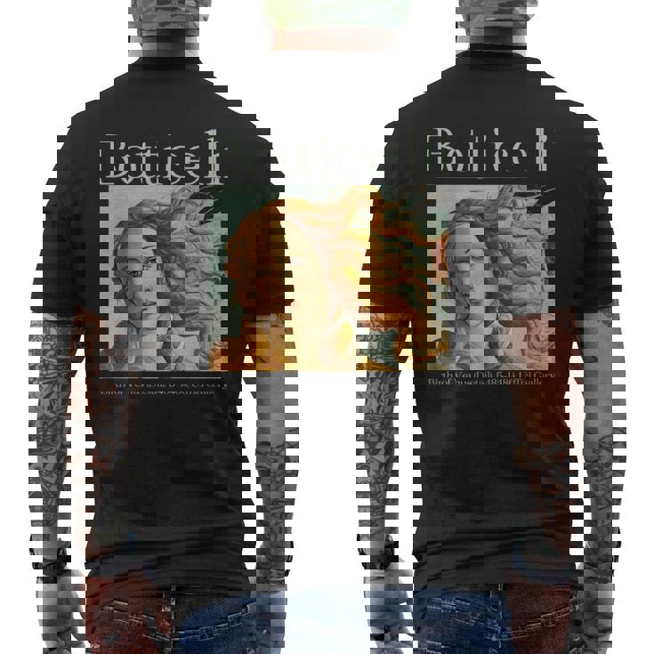 ルネッサンス美的ボッティチェリ ヴィーナスの誕生 アートデザイン 長袖tシャツ メンズTシャツ バックプリント