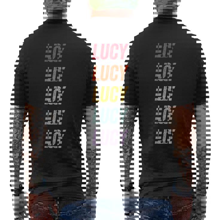 ルーシー メンズTシャツ バックプリント