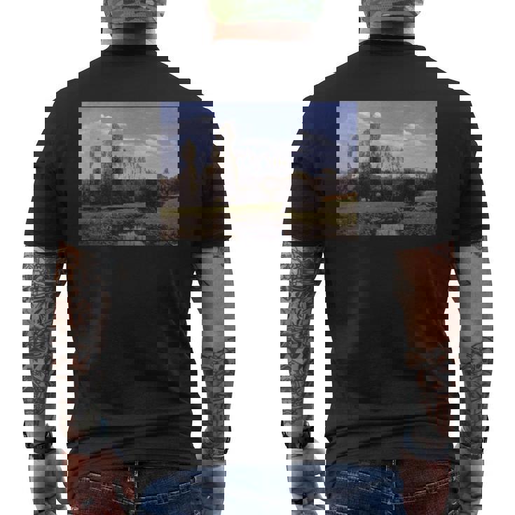 ルールのモネの眺め ル・アーヴル 長袖tシャツ メンズTシャツ バックプリント