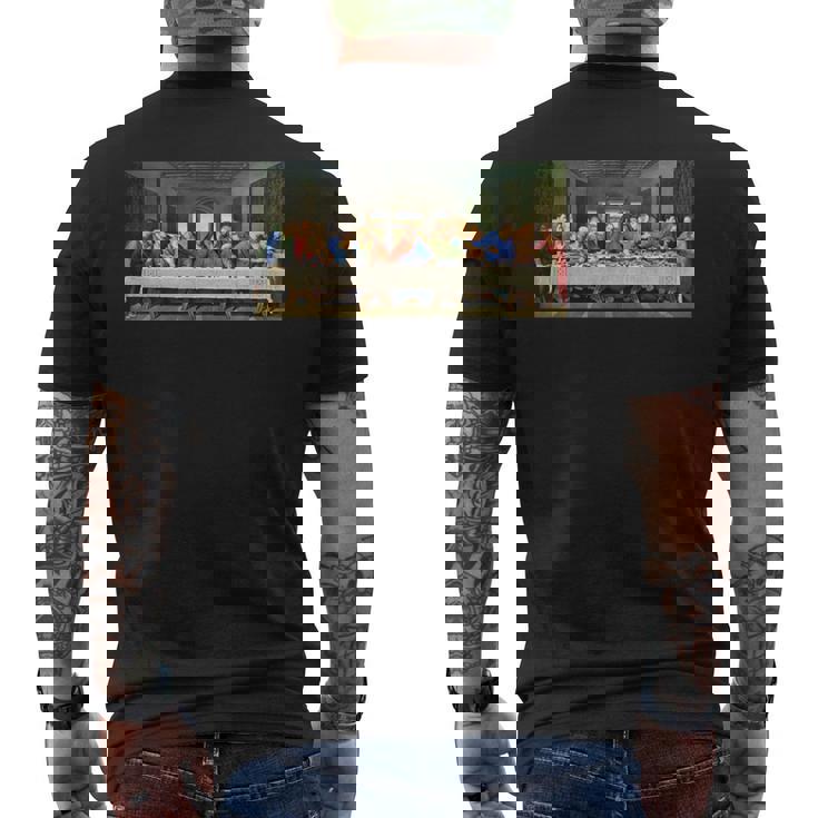 レオナルド・ダ・ヴィンチによる最後の晩餐1495 長袖tシャツ メンズTシャツ バックプリント