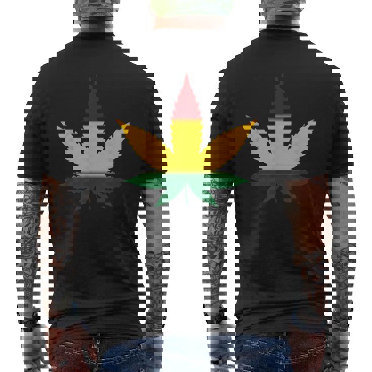 レゲエtシャツとラスタカラーtシャツ メンズ メンズTシャツ バックプリント