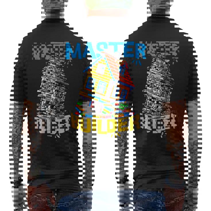 レゴのレンガ造りマスタービルダー面白い曲がった家。 長袖tシャツ メンズTシャツ バックプリント