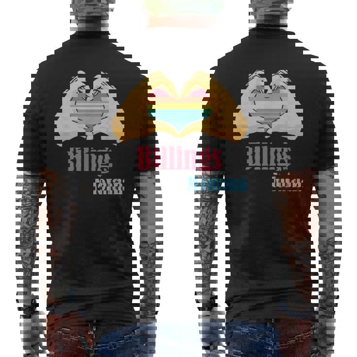 レトロ ビリングス モンタナ メンズTシャツ バックプリント