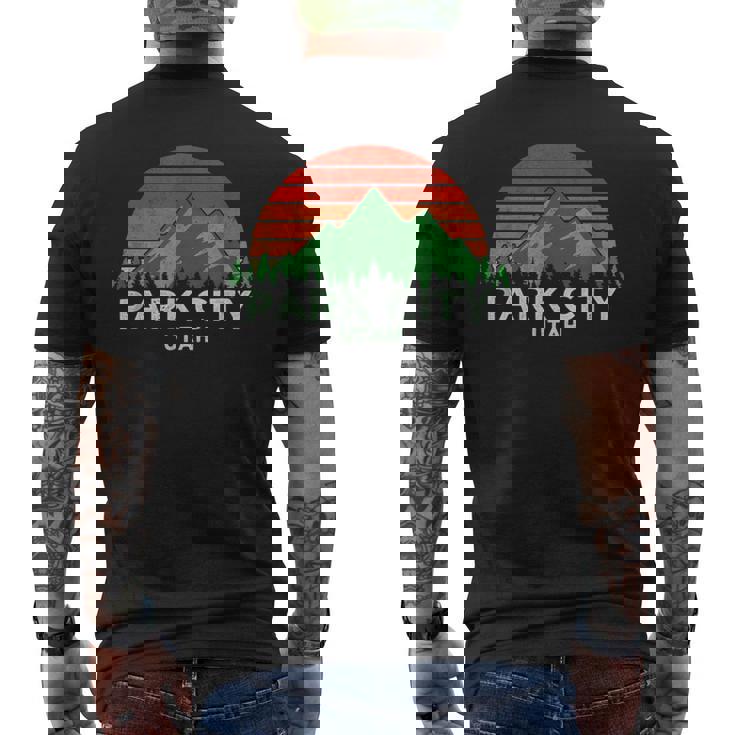 レトロ ヴィンテージ パークシティデザイン パークシティギフト メンズTシャツ バックプリント