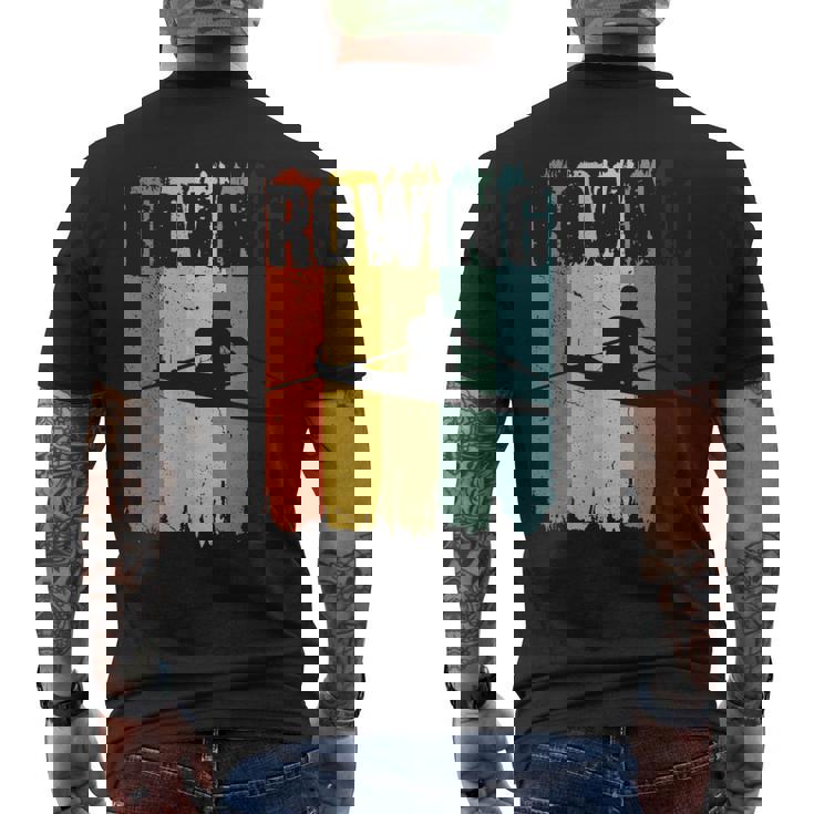 ロウイングスポーツ。レトロビンテージ。Rowing Crew（ローイングクルー メンズTシャツ バックプリント