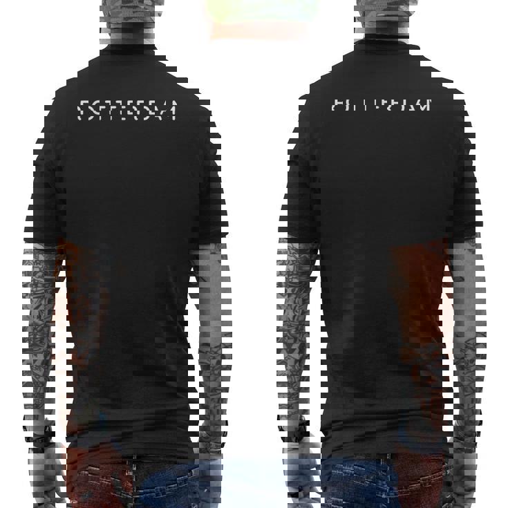 ロッテルダム お土産 ロッテルダムロッテルダマーズ ホームタウン メンズTシャツ バックプリント