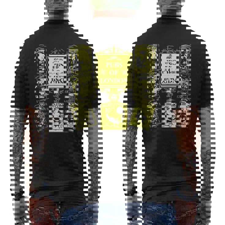 ロンドンスプラッシュパブ・オブ・ロンドン メンズTシャツ バックプリント