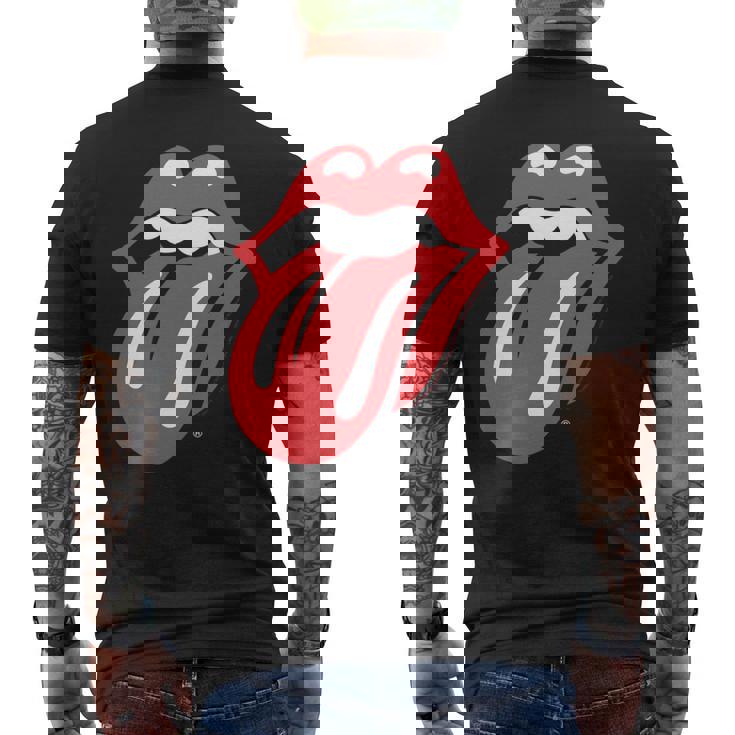 ローリングストーンズ 公式クラシックタン 長袖tシャツ メンズTシャツ バックプリント