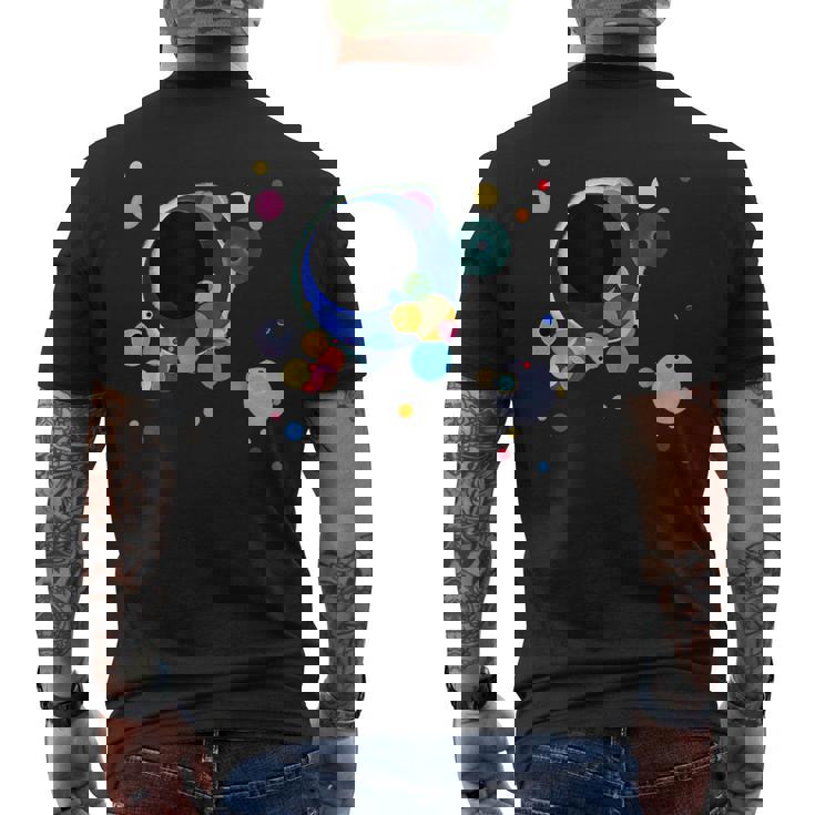 ワシリー・カンディンスキーによるいくつかの円 1926 メンズTシャツ バックプリント