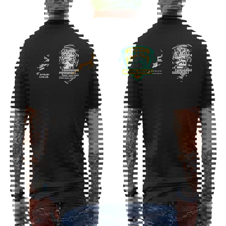 ワールドチャンピオンpringbok Bokke 南アフリカ ラグビー 長袖tシャツ メンズTシャツ バックプリント