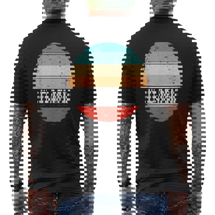 ンジャメナ・チャドの旅 メンズTシャツ バックプリント