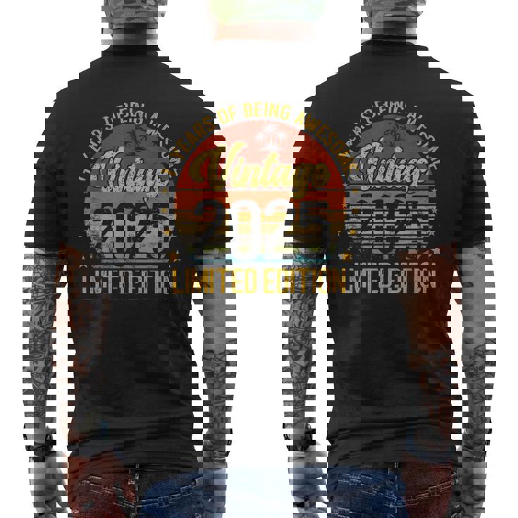 ヴィンテージ 1 誕生日 デコレーション メンズ 1歳 2025 1歳の誕生日 メンズTシャツ バックプリント