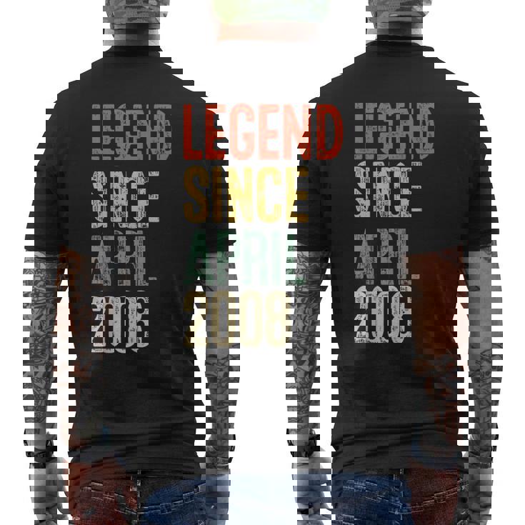 ヴィンテージ 18歳の誕生日デコレーション メンズ 18歳 2008年 18歳の誕生日 メンズTシャツ バックプリント