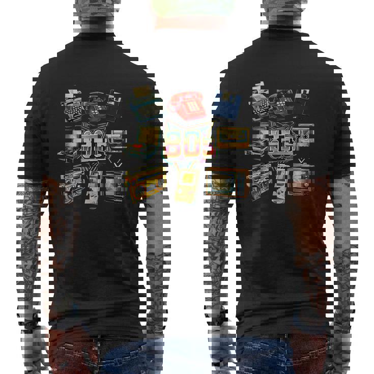 ヴィンテージ 1980年代 エレクトロニクス レトロ 楽しい スローバック メンズTシャツ バックプリント