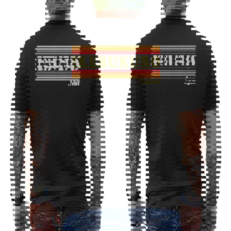 ヴィンテージ 80年代 池袋 日本 レトロ グラフィック メンズTシャツ バックプリント