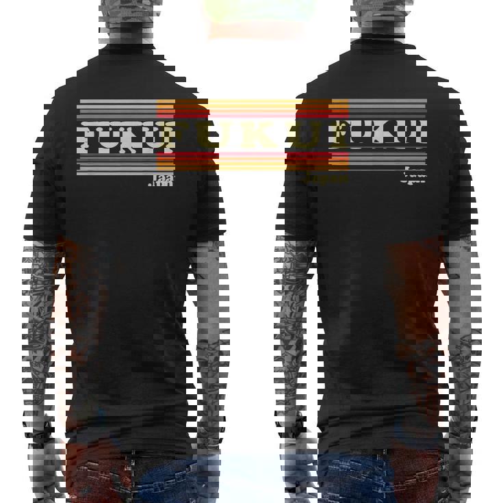 ヴィンテージ 80年代 福井 日本 レトロ グラフィック メンズTシャツ バックプリント