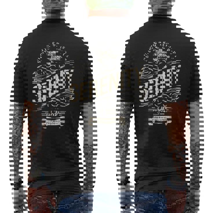 ヴィンテージ セレニティ 密輸 ホタル メンズTシャツ バックプリント