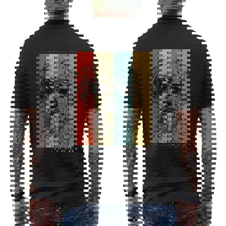 ヴィンテージ ノーフォークテリア 犬 ママ パパ キッズ メンズ レディース メンズTシャツ バックプリント