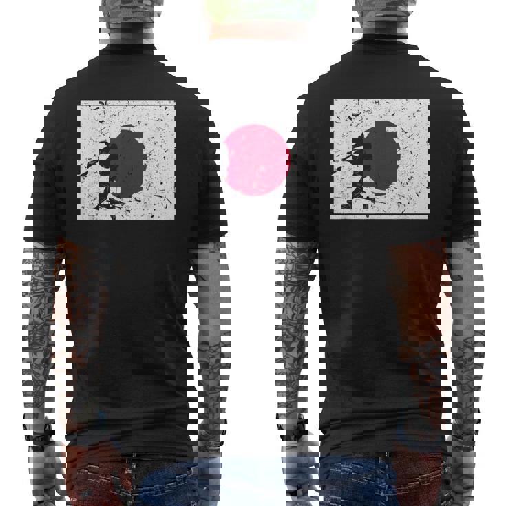 ヴィンテージ 野球 試合 リーグ 日本国旗 代表 選手 メンズTシャツ バックプリント