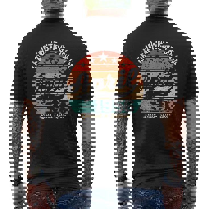 ヴィンテージ70歳の誕生日の伝説は1956年4月に誕生しました。 メンズTシャツ バックプリント