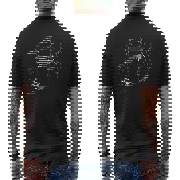 ヴィンテージゲーム図 Tvビデオゲームコンソール レトロチャート 長袖tシャツ メンズTシャツ バックプリント