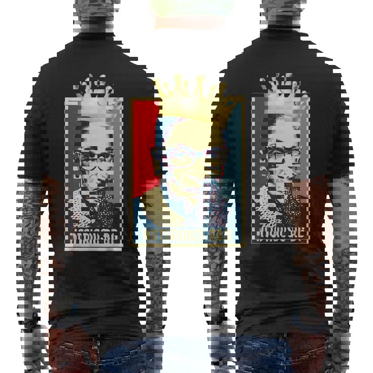 ヴィンテージ・ノトーリアス Rbg-ルース・ベイダー・ギンズバーグ・コート メンズTシャツ バックプリント