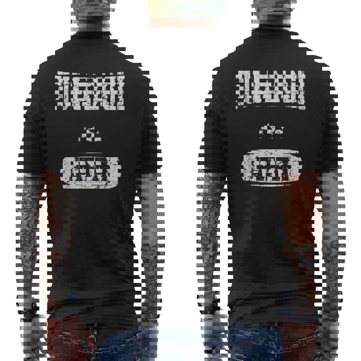 ヴィンテージ風船橋 メンズTシャツ バックプリント