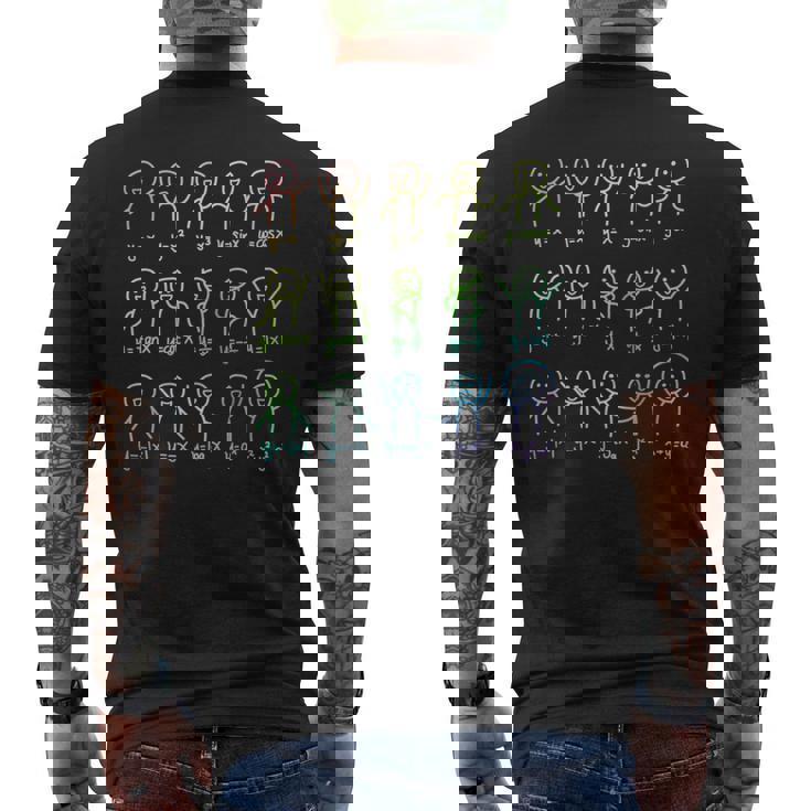 代数ダンスおかしい関数グラフ図科学数学方程式 長袖tシャツ メンズTシャツ バックプリント