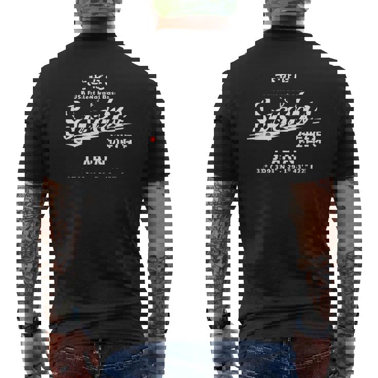 佐世保日本海軍基地 メンズTシャツ バックプリント