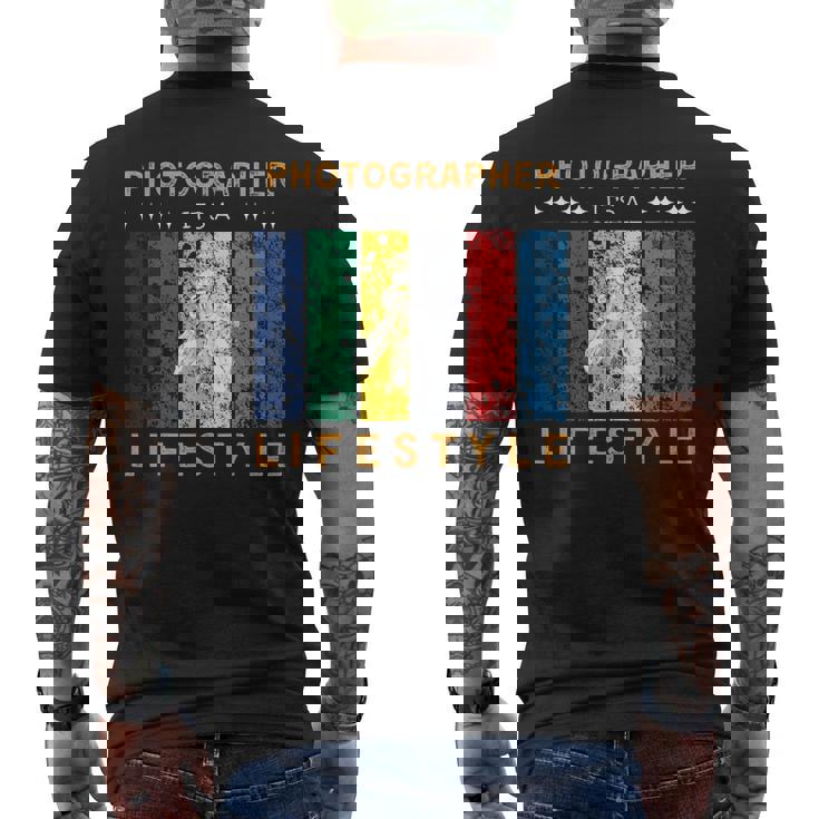 写真家 It's A Lifestyle おもしろtシャツ 写真好きのギフト メンズTシャツ バックプリント