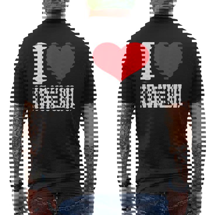 北九州が大好き メンズTシャツ バックプリント