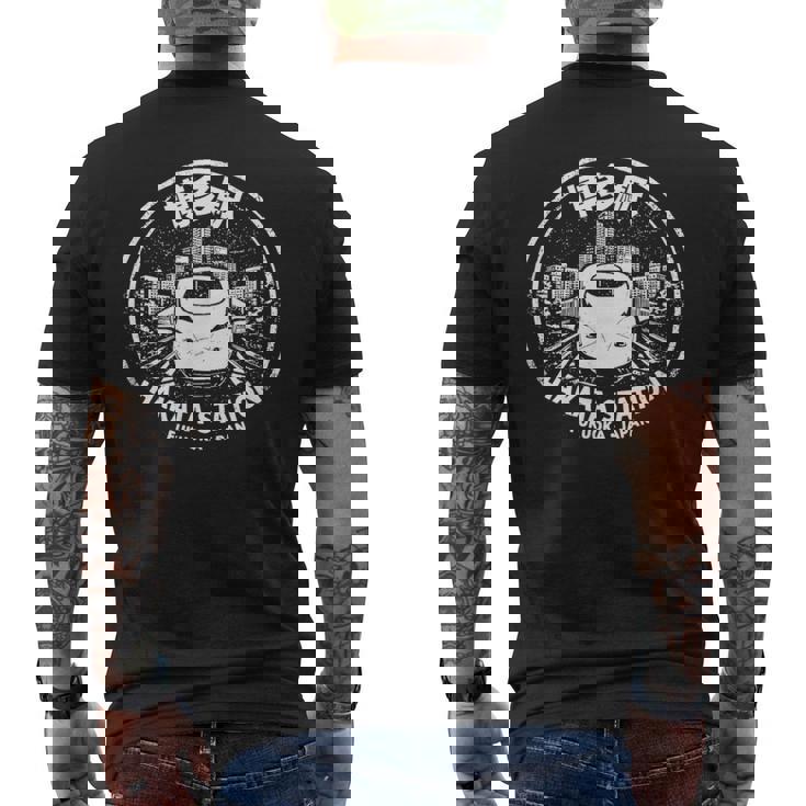 博多駅 印鑑 おたく お土産 和漢字 メンズTシャツ バックプリント