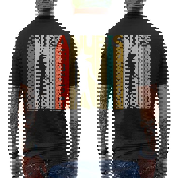 古代エジプト神アヌビスtシャツ ヒエログリフシャツギフト メンズTシャツ バックプリント