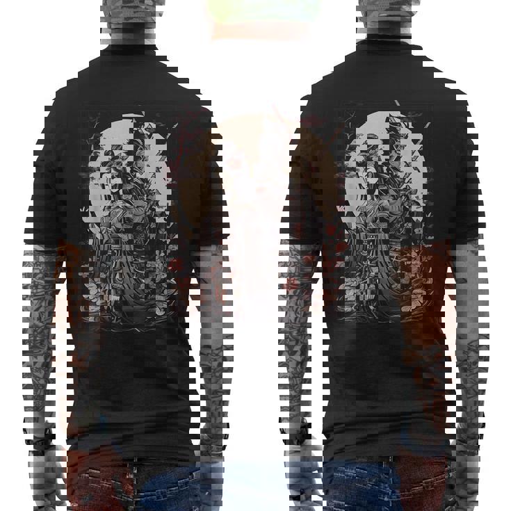 古代日本の神 イザナギイザナミ日本神話 メンズTシャツ バックプリント