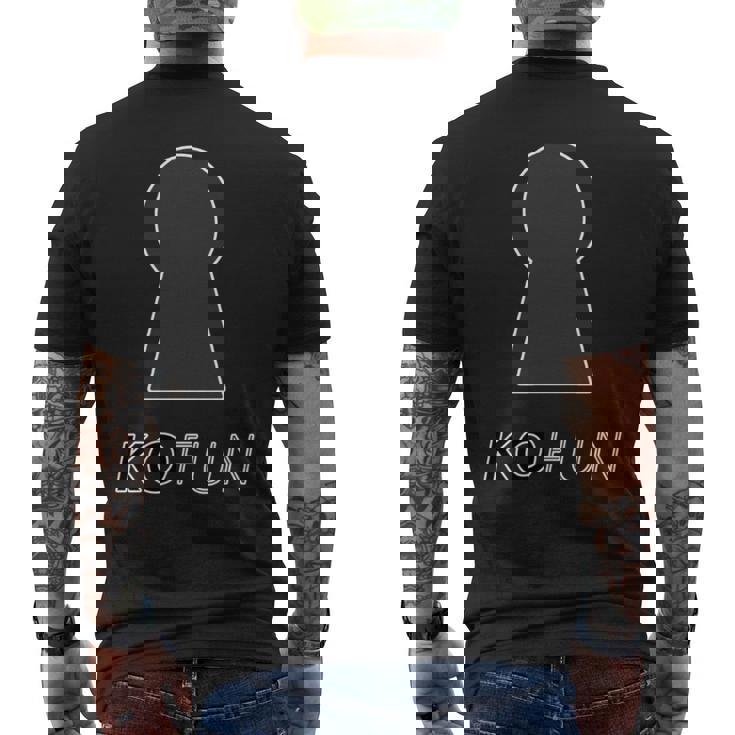 古墳 Kofun【変なデザイン屋さん】歴史 かわいい 面白い 長袖tシャツ メンズTシャツ バックプリント