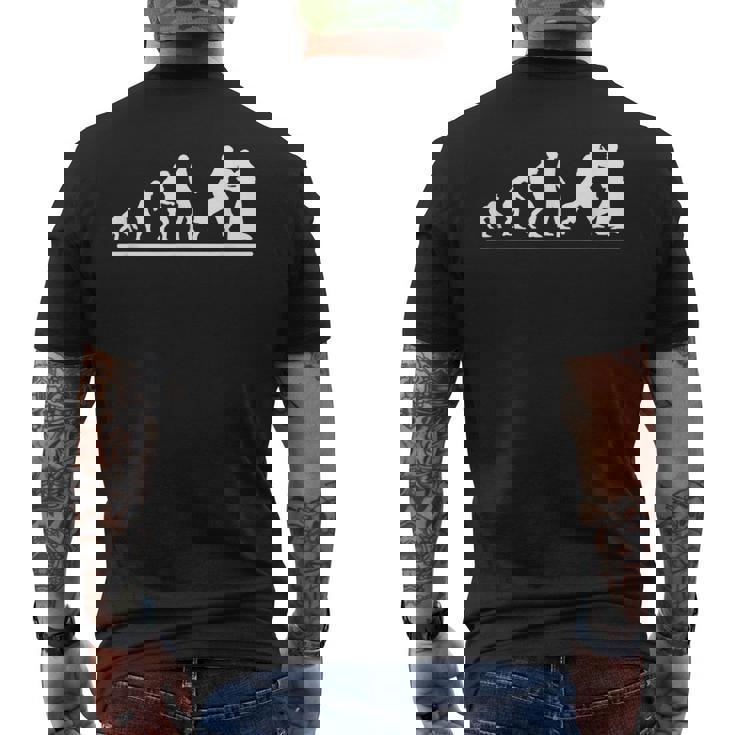 合気道 進化 男性 面白い 合気道 メンズTシャツ バックプリント