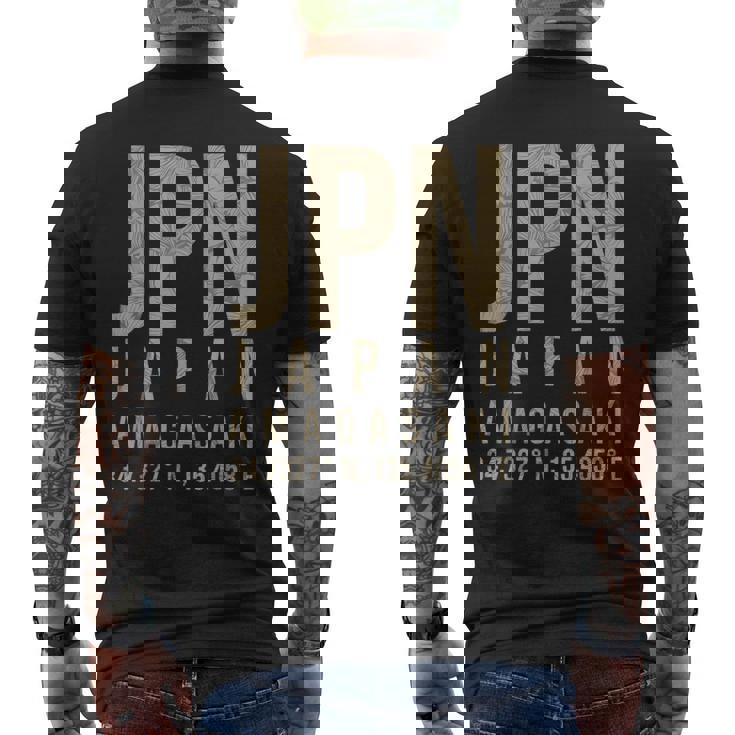 尼崎日本 メンズTシャツ バックプリント