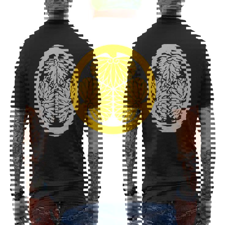 徳川氏族の紋章 将軍 日本 メンズTシャツ バックプリント