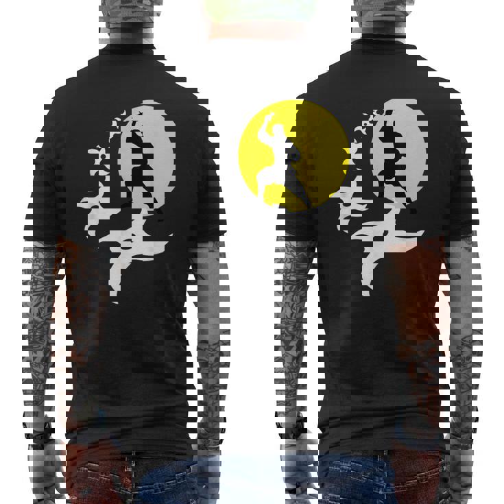 忍者訓練道場tシャツ 黒手裏剣ライトtシャツ メンズTシャツ バックプリント