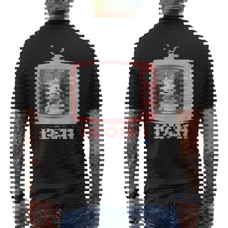 快獣ブースカシリーズ Tvレトロ02 メンズTシャツ バックプリント