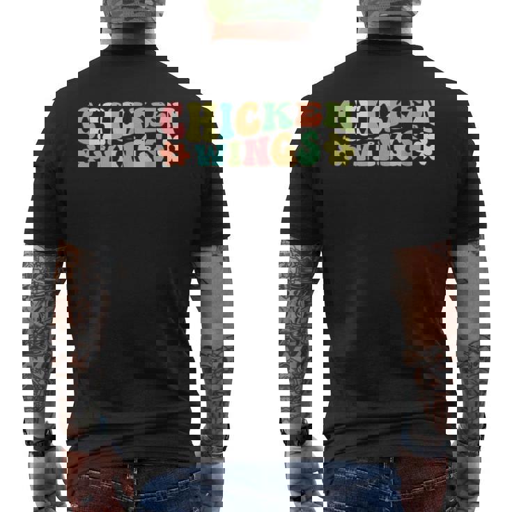 手羽先 メンズTシャツ バックプリント