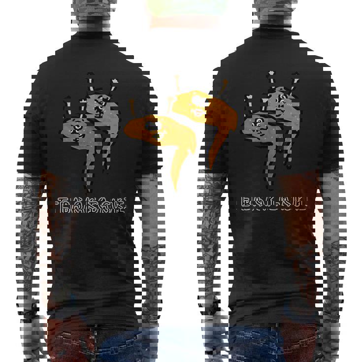 手羽先が好き メンズTシャツ バックプリント